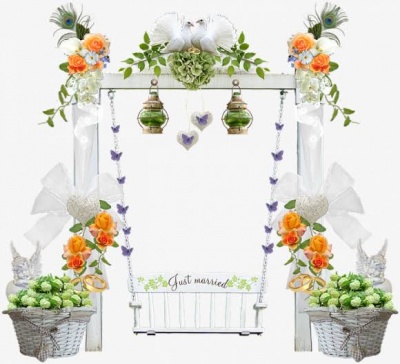 Flower Arch Wedding Decoration